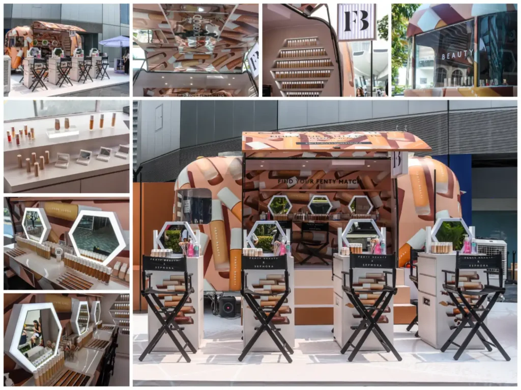 Airstream caravan mobile event space at Raffles City, Super Ice Cream Truck Singapore