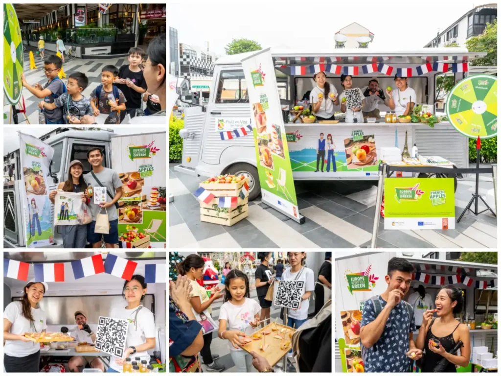 Citroen H French van product sampling, Super Ice Cream Truck Singapore