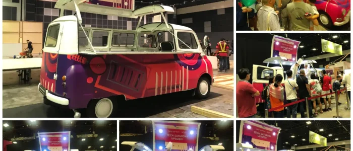 BMC English Kombi brand activation, Super Ice Cream Truck Singapore